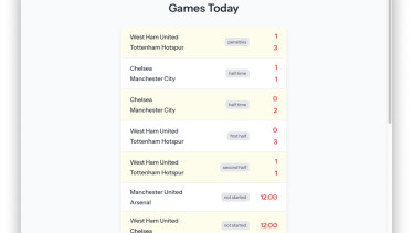 Football Live-Score Website with Laravel, Reverb and Filament