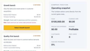 Laravel/PHP AI Business Tycoon