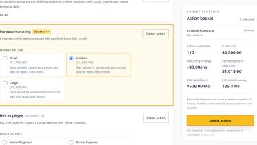 Laravel/PHP AI Business Tycoon