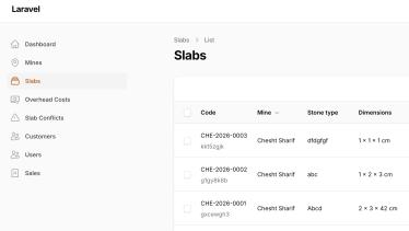Mining Project: Laravel Web, Filament Admin, NativePHP Mobile App