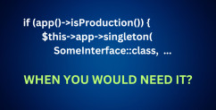 Interfaces in Laravel: Simple Singleton Example of Two Services