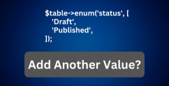 Laravel Enum in DB: How to Add New or Modify Old Values