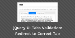Laravel Form with jQuery UI Tabs: Validation Error Redirect to Active Tab