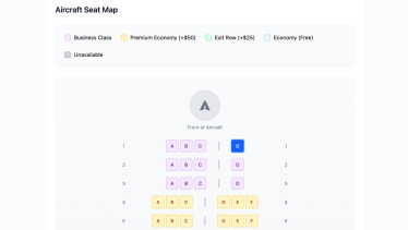 Laravel 6-Step Flight Check-in Form with Complex Pricing