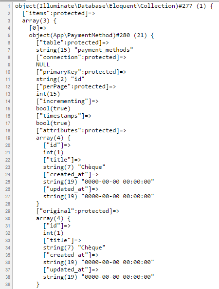 Echoing: dd() vs var_dump()