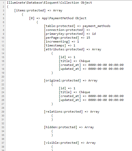 galning Først gear Echoing: dd() vs var_dump() vs print_r()