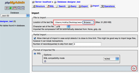 import-database