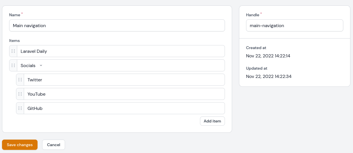 filament navigation