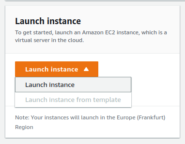 Launch Instance