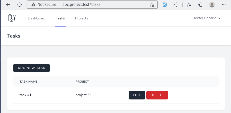 working multi database tenancy