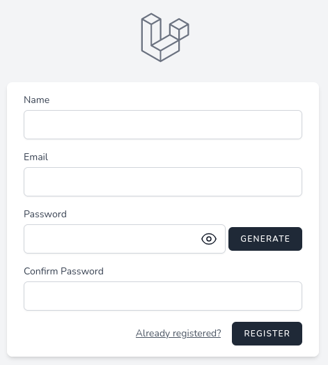 generate password button