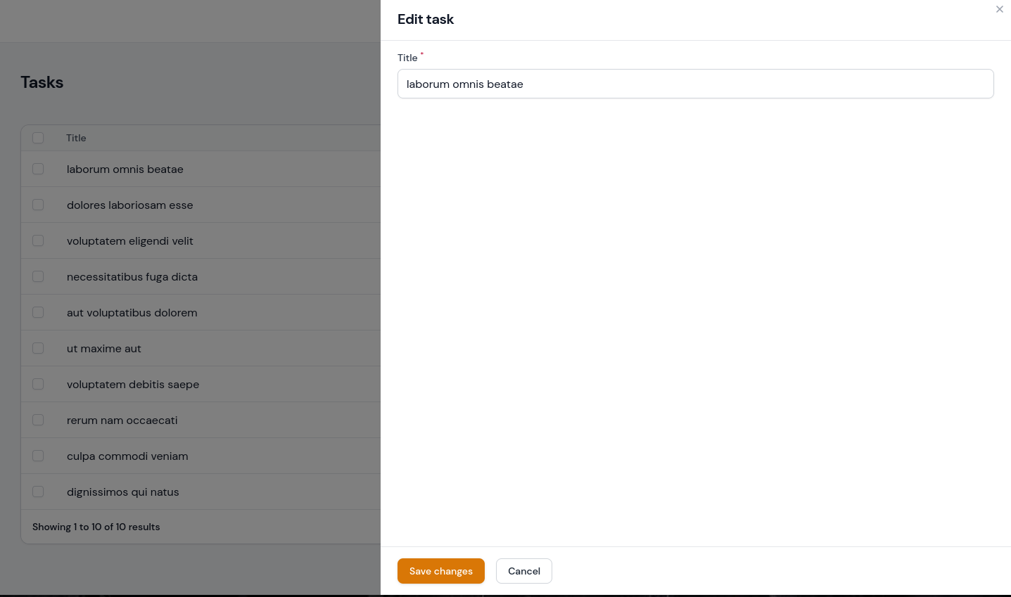 filament modal slide over