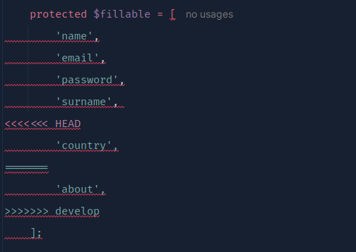 phpstorm conflict