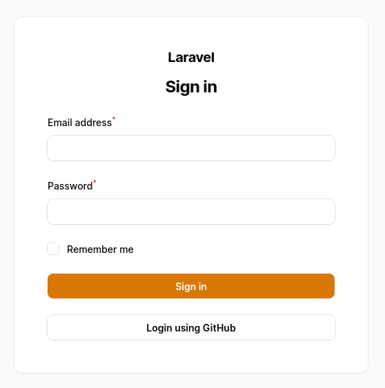 socialite login button