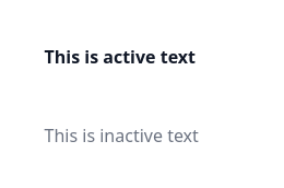 Conditional Class Active Text