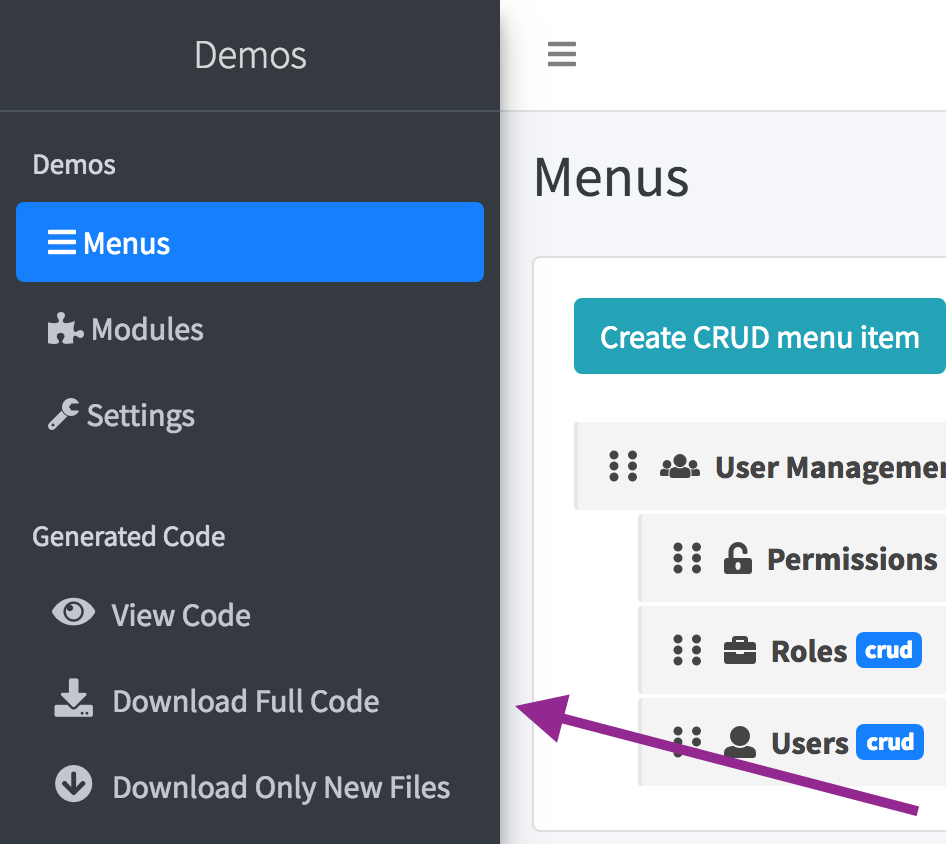 Downloading Panel and Installing it Locally - QuickAdminPanel