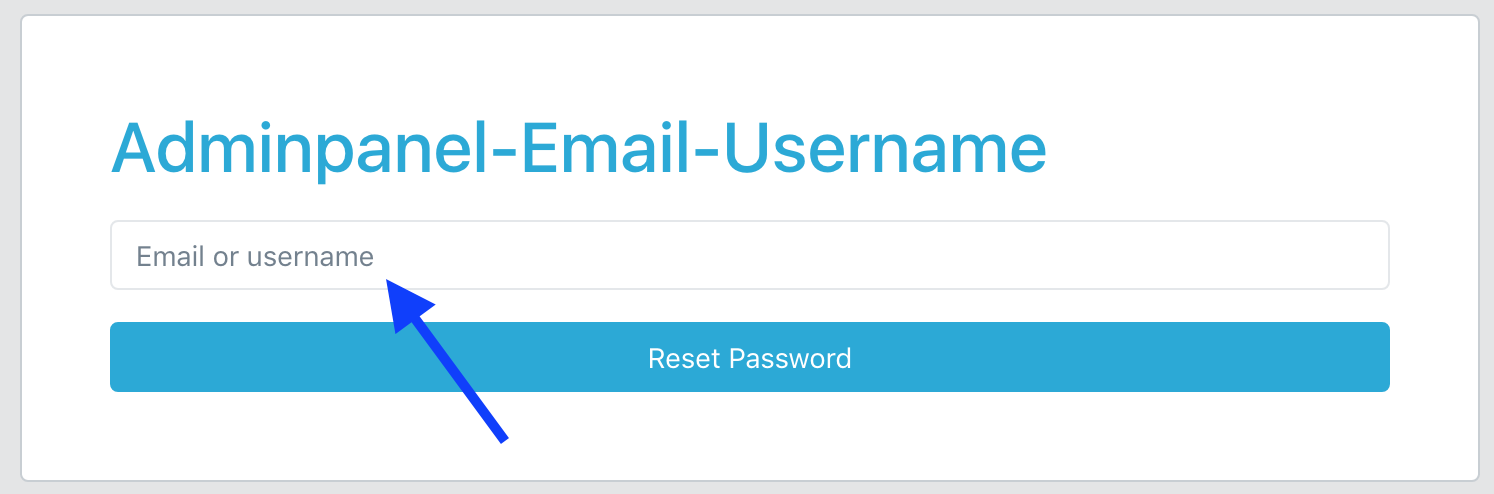 Laravel email/username login CoreUI screenshot 03