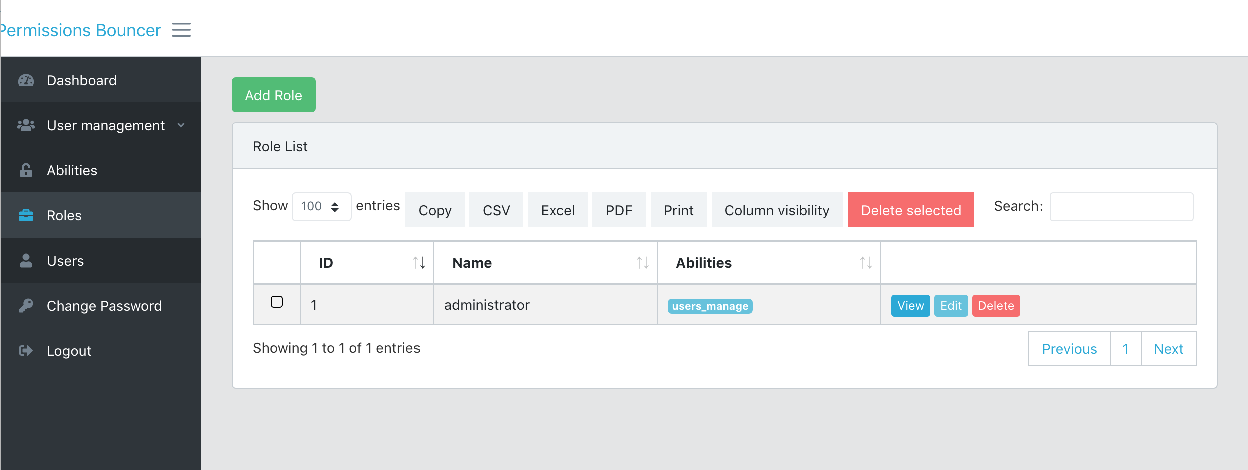 Laravel roles permissions screenshot 02